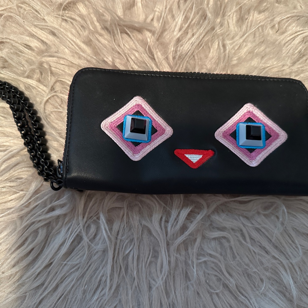 5 for $40 Wallet/clutch with bauble face